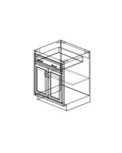 Shaker Grey One Drawer Two Doors-27"W x 34 1/2"H x 24"D